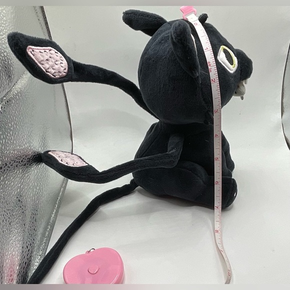 Kidorot: Dungeons and Dragons (Phunny) black & pink cat plush stuffed animal toy - Picture 3 of 5